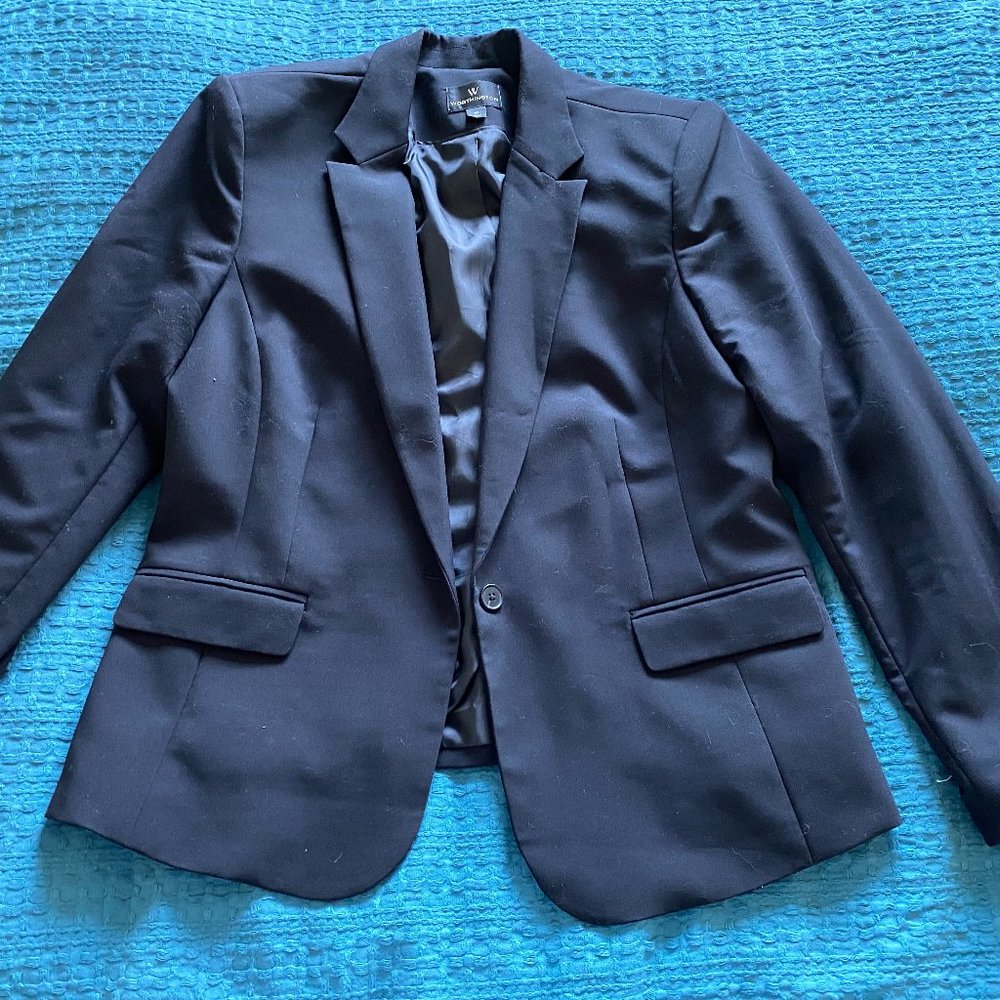 Worthington blazer, black, size 18